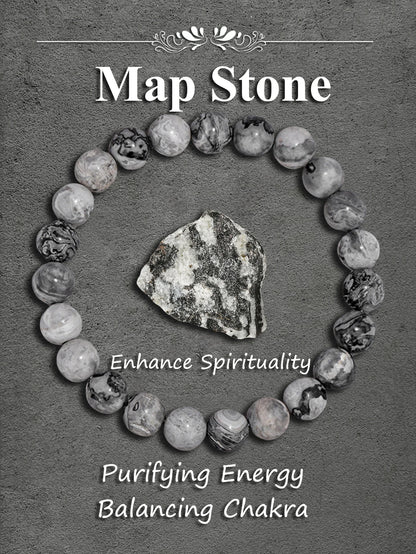 Natural Pyrite Stone Bead Bracelet for Wealth Abundance Confidence Boost Positive Energy Flow & Protective Empowerment Jewelry