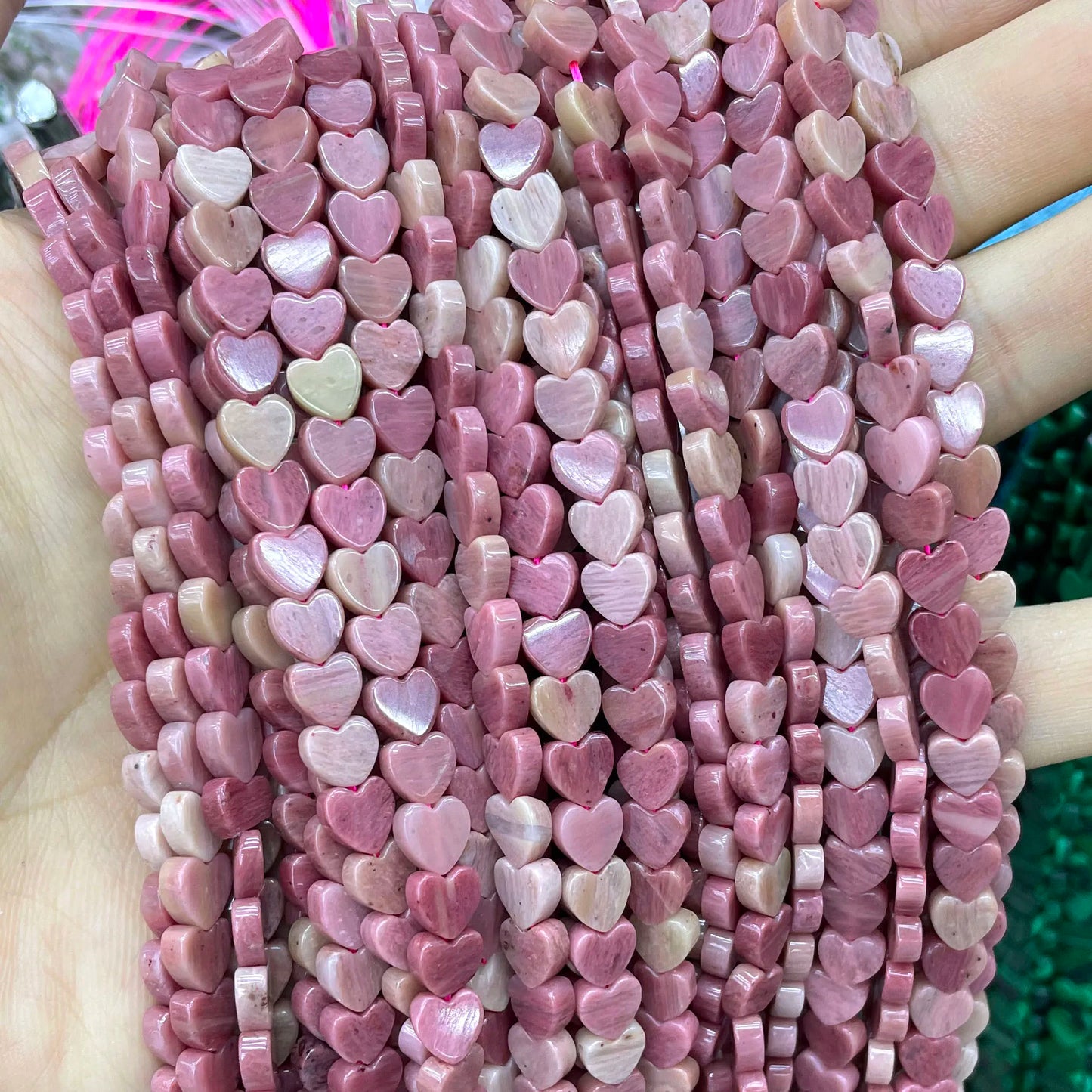 6MM Natürliche Herz Form Rubin Rot Chalcedon Lose Spacer Perlen Für Schmuck Machen DIY Armband Ohrringe Halskette Zubehör 7,5