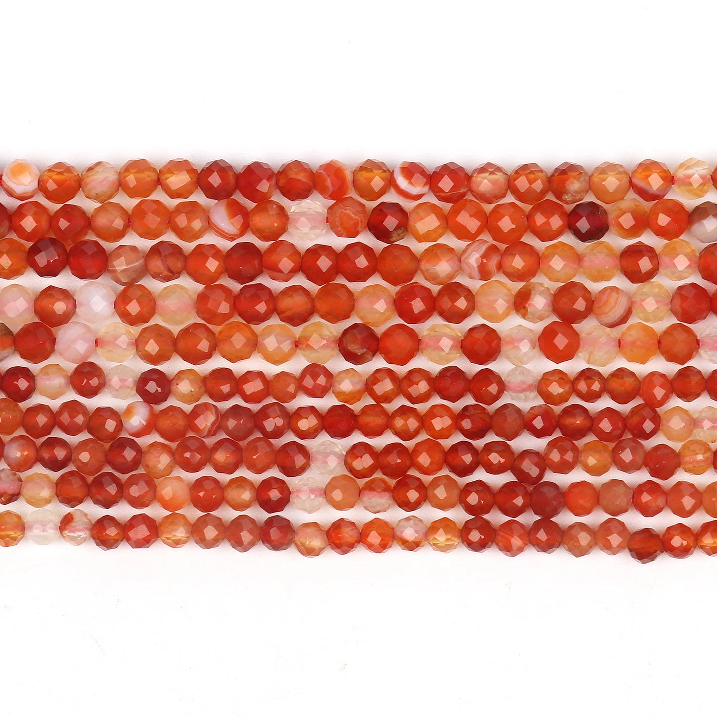 2 3 4mm natürliche facettierte Citrin Opal Jade Onyx Edelstein Perlen runde Mineral perlen für Schmuck herstellung DIY Armband Zubehör