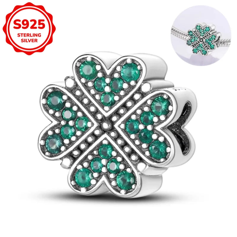 925 Sterling Silber Liebesbaum des Lebens Anhänger mit Zirkonia, passend für DIY Armband Halskette Geschenk für Sie, Colgante Plata