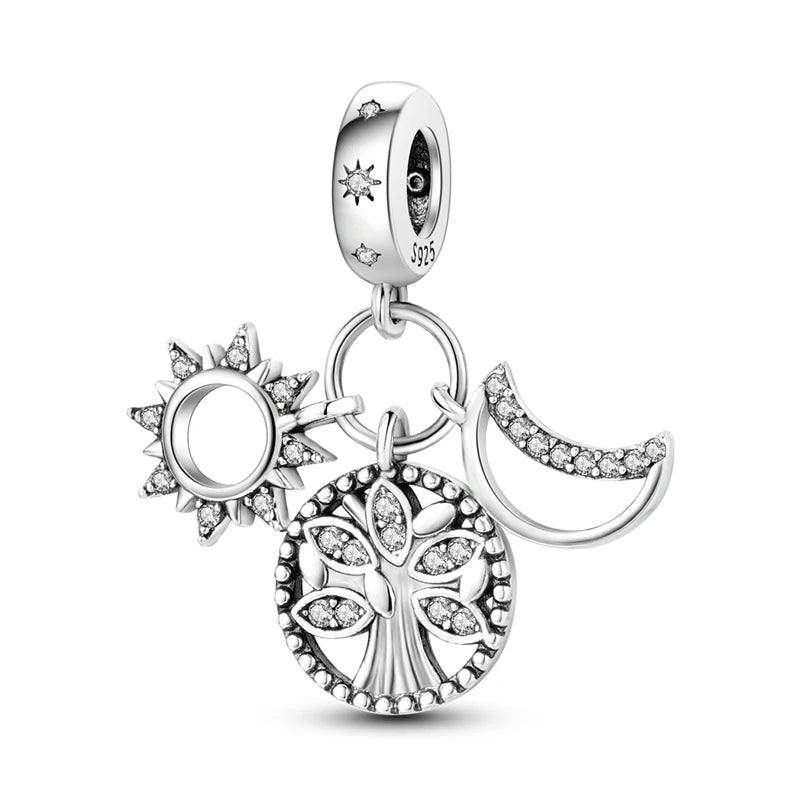 Charms aus 925er-Sterlingsilber, Flugzeug, Reisepass, Elefant, Perlenanhänger, passend für Original-Armbänder, für Frauen, Geburtstag, Modeschmuck, Geschenk