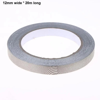 Elektrisches Klebeband, doppelt leitfähiges Gewebeklebeband, 20 m, 5–50 mm Breite, einseitiges Klebeband zur EMI-Abschirmung für Laptops, Mobiltelefone, LCD-Bildschirme