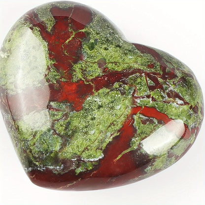 Natürlicher Drache Bluts tein Langlebig keit Quarz Mineral Herzform spezielle Schmuck Ornament Dekoration