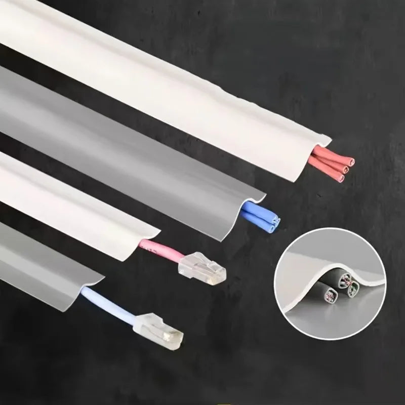 Kabelschutz, selbstklebender PVC-Kabelschutzstreifen, Isolierungs- und Kabelschutzabdeckung, verschleißfest, verhindert Stürze, Organizer