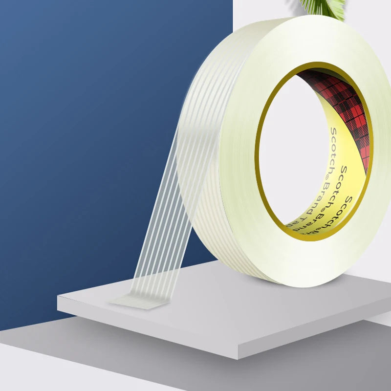 3M 8934 Faserband Transparentes Hochhaftendes Klebeband Glasfasergewebe Spurloses Selbstklebendes Faserband