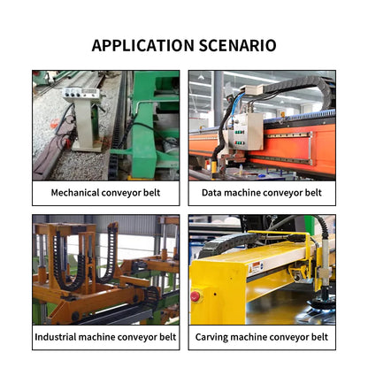 25–35 Serie Brückentyp Nylon-Schleppkette, 1 Meter, technischer Panzer, Laserketten, schneidende Graviermaschinenkette, abnehmbar