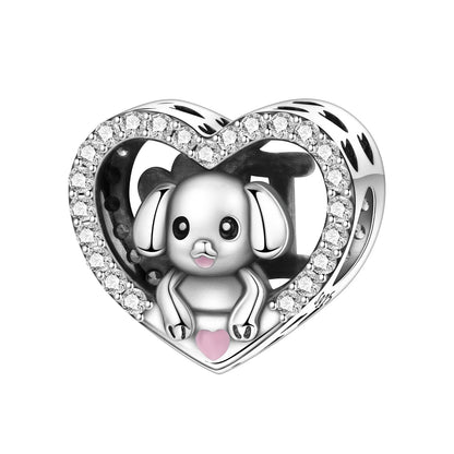 Exquisiter 925 Sterling Silber Panda Chamäleon Waschbär, Koi Welpen Tier-Anhänger Passend für DIY Armband Halskette Premium Party Geschenke