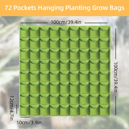 49 Taschen hängende Pflanz beutel, hängende vertikale Wand pflanzen pflanzen wachsen Taschen, Kräuter garten Pflanzer Outdoor Indoor wachsen