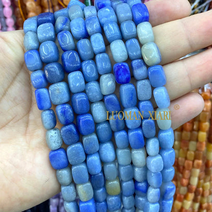 Natürliche Stein 8x12MM Unregelmäßige Raw Grün Taiwan Jade Jaspis Lose Spacer Perlen für Schmuck Machen Diy Armband zubehör 15''