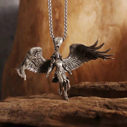 Vintage Gothic Totenkopf Jesus Kreuz Anhänger Halskette Katholischer Schmuck für Männer Punk Religiöse Amulett Halskette