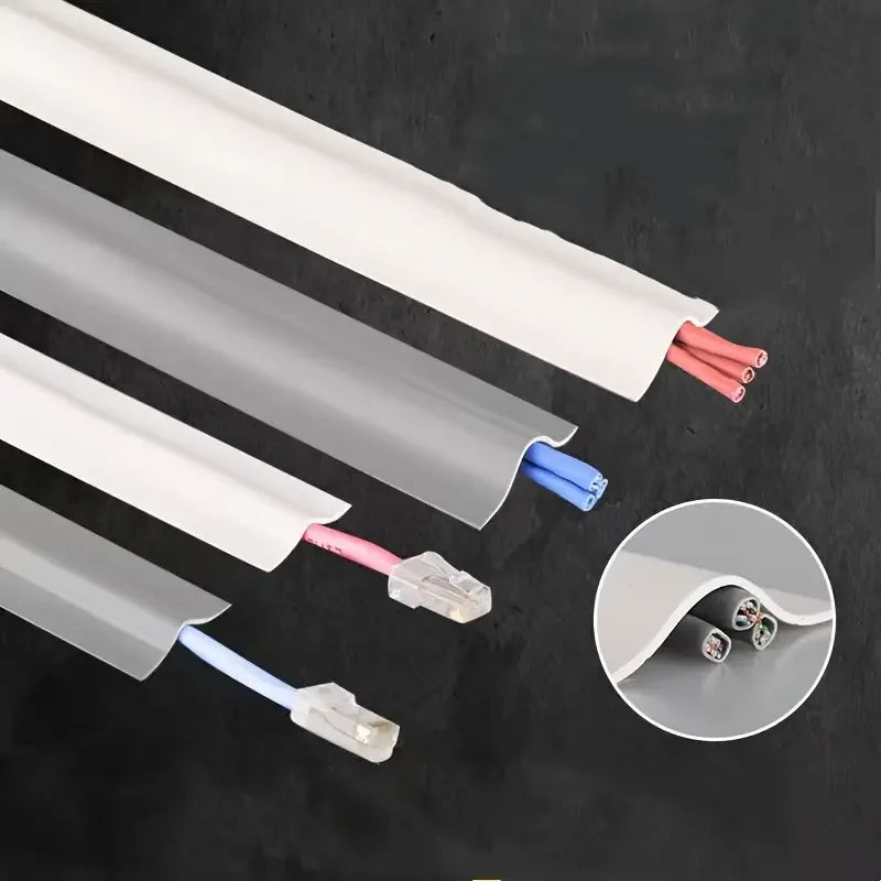 Kabelschutz, selbstklebender PVC-Drahtschutzstreifen, Isolierung, Kabelschutzabdeckung, verschleißfest, verhindert Reise-Organizer