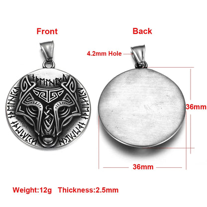 Edelstahl Viking Nordischer Anhänger für Halskette DIY Zubehör Schmuckherstellung Erkenntnisse Männer Charm Supplies Punk Axt