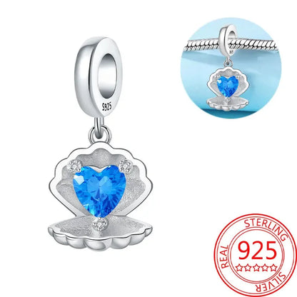 Exquisiter kleiner Affe aus 925er-Sterlingsilber, umarmender roter Herz-Anhänger, passend für Armbänder, Halsketten, Party-Paarung mit handgefertigten Geschenken