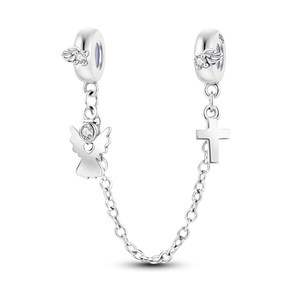 Silberverschluss, 925er-Sterlingsilber, CZ-Pflaster-Clip-Charms, Gänseblümchen-Perlen, Stopper, Sicherheitskette, passend für Original-Armreif, Schmuck-Clip