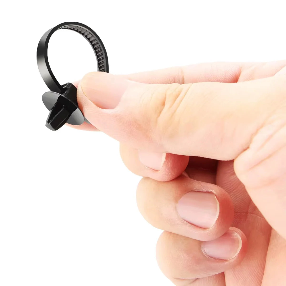 PINMOAP Kabelbinder für Kfz-Druckkabelbinder, schwarze Nylon-Kabelbinder, selbstsichernde Mehrzweck-Kabelbinder zum Bündeln von Innenrädern