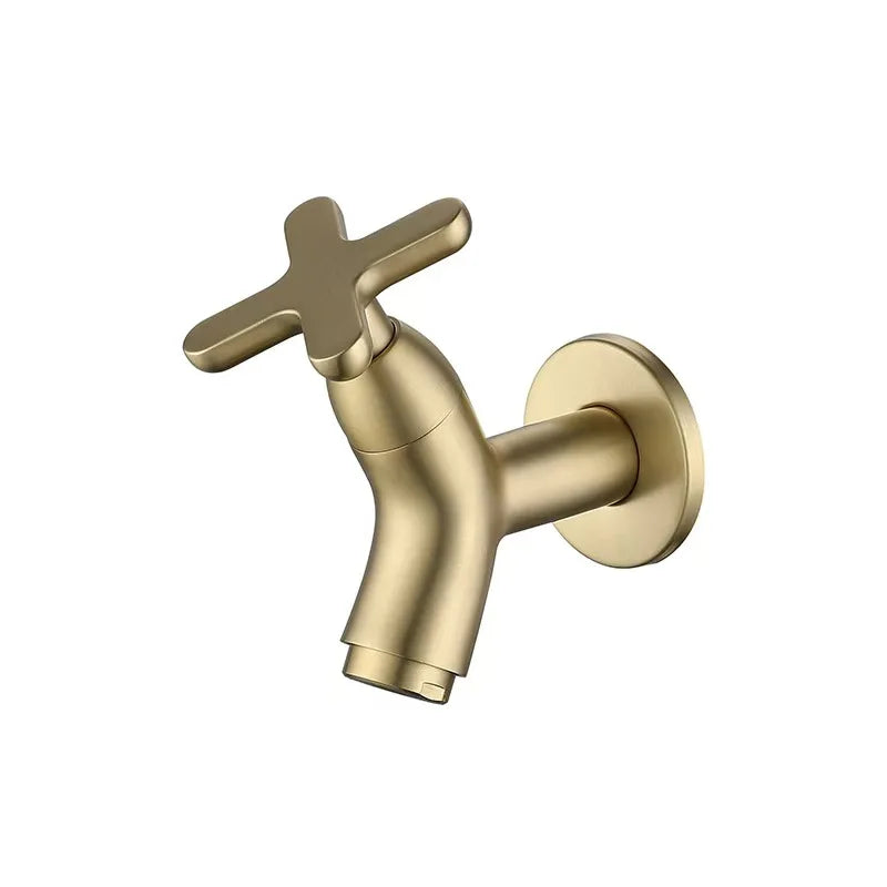 Wand Waschbecken Messing Wasserhahn Outdoor Garten Auslauf Mopp Pool Wasserhahn Waschen Wasserhahn Einzigen Kalten Wasser Badezimmer Küche Waschbecken Armaturen