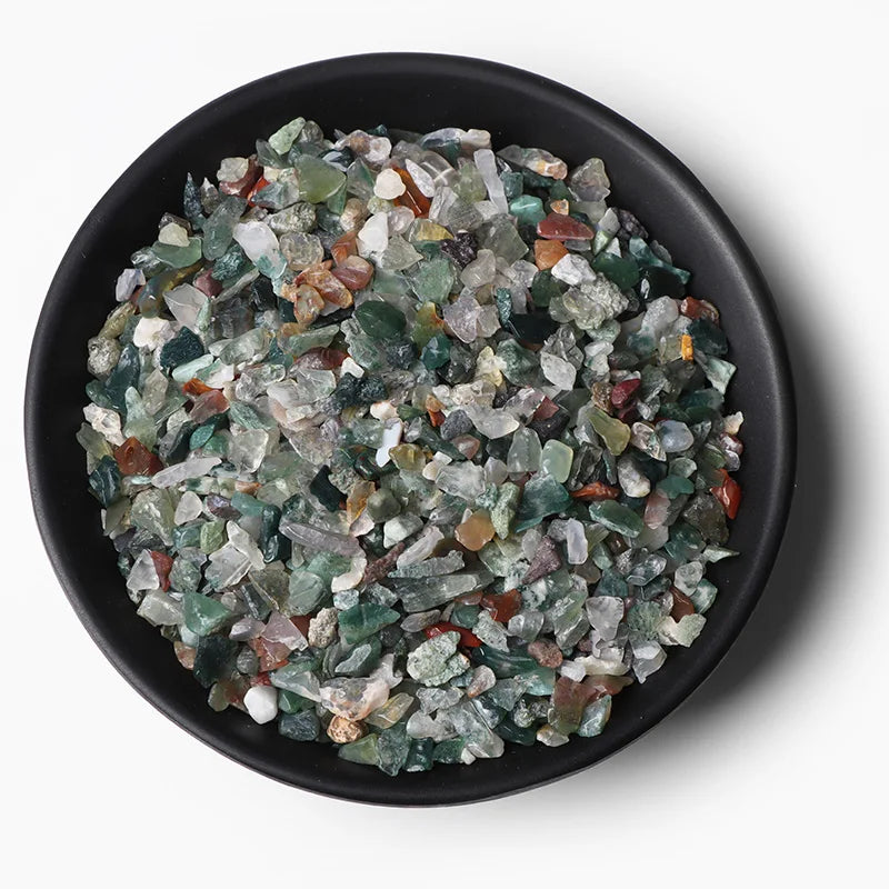 3-5MM Naturstein Kies Quarz Achat Jaspis Chips Mineralien Reiki Heilung Trommelstein Probe Stein Hause Aquarium Dekoration