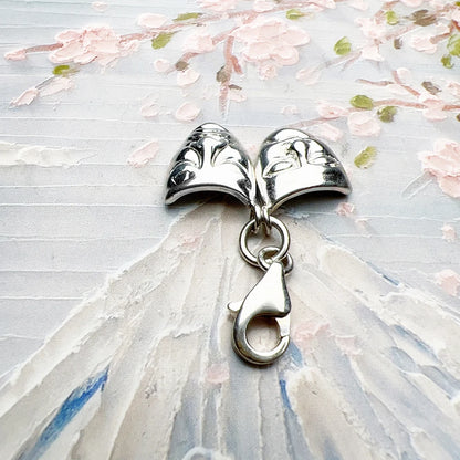 Theatermasken-Charms-Anhänger, Frühling, brandneuer europäischer Stil, 925er Sterlingsilber, Vintage-Modeschmuck, Club für Damen und Herren