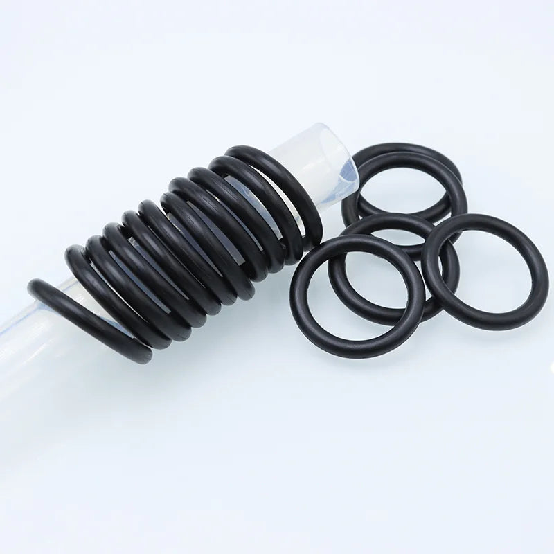 100/20 Stück O-Ringe Dichtungen Dichtung Gummi Schwarz O-Ring Ölbeständiger Gummi-O-Ring Hochtemperatur-NBR-Dichtungsscheibe 1/1,5/2/3/4 mm