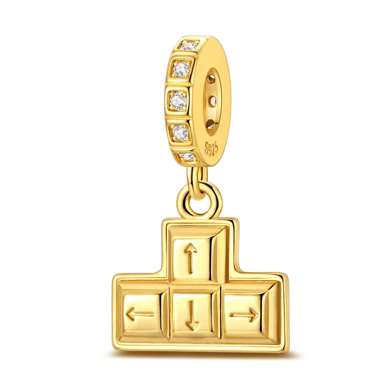 Golden Series Charms aus 925er-Sterlingsilber, zu öffnender Wal-Schmetterlings-Sonnen-Anhänger, CZ-Zirkon, passend für Original-Armbänder, DIY-Schmuck