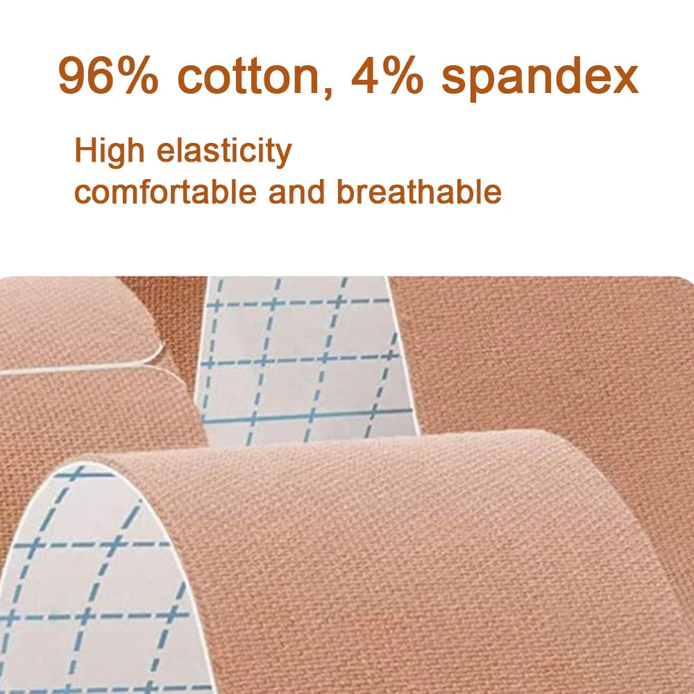 Elastisches Sport-Kinesio-Tape, sportliche Erholungsaufkleber, Fitness-Bandagen, Kinesiologie-Stützpolster, Kniegelenkschutz, 5 m x 5 cm