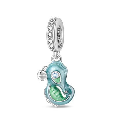 Beliebter Charm-Anhänger aus 925er-Sterlingsilber mit Delfin, sicherer Kette, Muschel und Qualle, passend für Armbänder, exquisites Strandparty-Geschenk