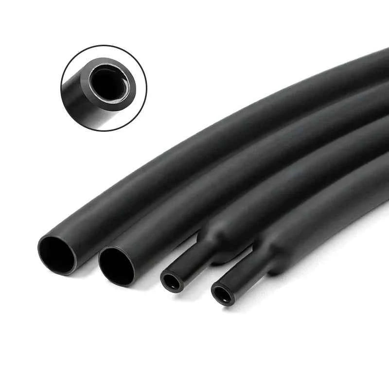1M mit Klebstoff, doppelwandiger 3:1-Wärmeschrumpfschlauch, 1,6/2,4/3,2/4,8/6,4/7,9/9,5/12,7/30/50 mm, schrumpfbarer Schlauch, selbstklebende Drahtummantelung