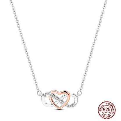 925 Sterling Silber blau Teufel Augen Palme Original Halskette Einhorn überlappen runde funkelnde Anhänger für Frauen Luxus Schmuck Geschenk