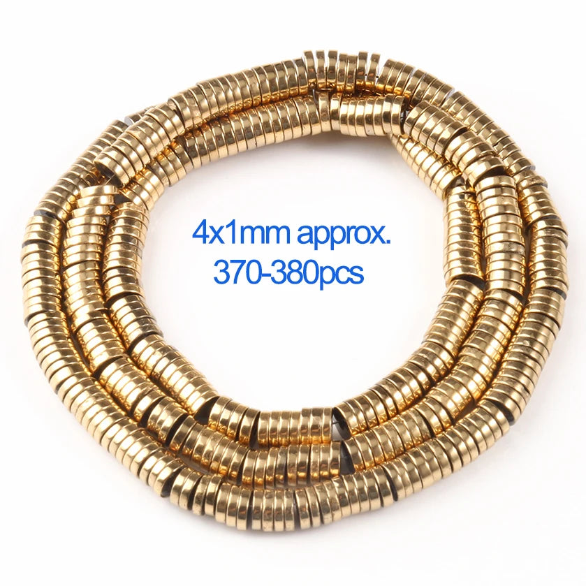 AAA+ Retention Farbe Natürliche vergoldete Hämatit Perle Herz Runde Stern Spacer Lose Perlen für Schmuck Machen DIY Charm Armband