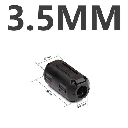 Anti-Interferenz-Schnapp ferrit filter für Kabel 3.5/5/7/9/11/13mm Ferritkern-Drossel klammer emc Innen durchmesser Ent magneti sierungs filter
