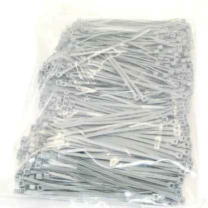 Großhandel 1000 Stück 4 Zoll 2 * 100 mm schwarz weiß blau rot grün orange lila Kabelbinder selbstsichernder Nylon-Kabelbinder