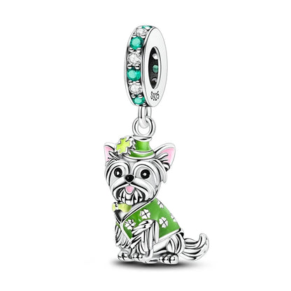 Neu im 925er-Sterlingsilber, grüne Charms, Perlen, Frosch, Kleeblatt, Schildkröte, Anhänger, Schmuck, passend für Original-925-Armbänder für Frauen, DIY-Geschenk