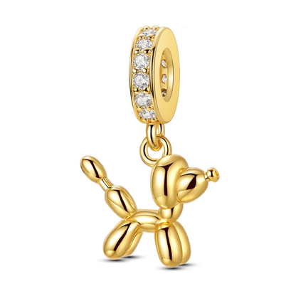 Gold-Serie, DIY-Charms, Original-Charms aus 925er-Sterlingsilber mit eingelegtem Zirkonium, Sonnen- und Leoparden-Anhänger, passend für Armbänder, Schmuck, Geschenkmarkierung