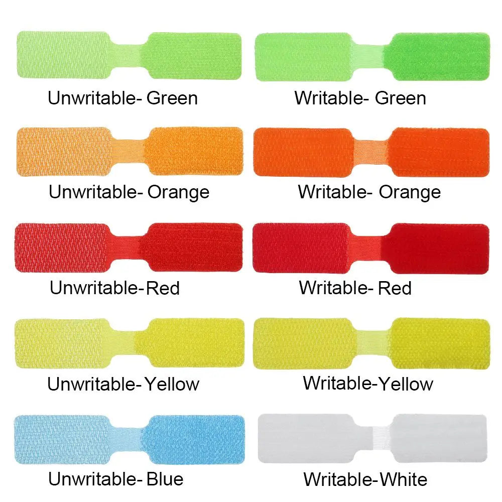 Nylon-Kabel kabel etiketten Riemen bunte beschreibbare Drahte ti ketten für elektrische Kabel organisieren die Kabel identifikation