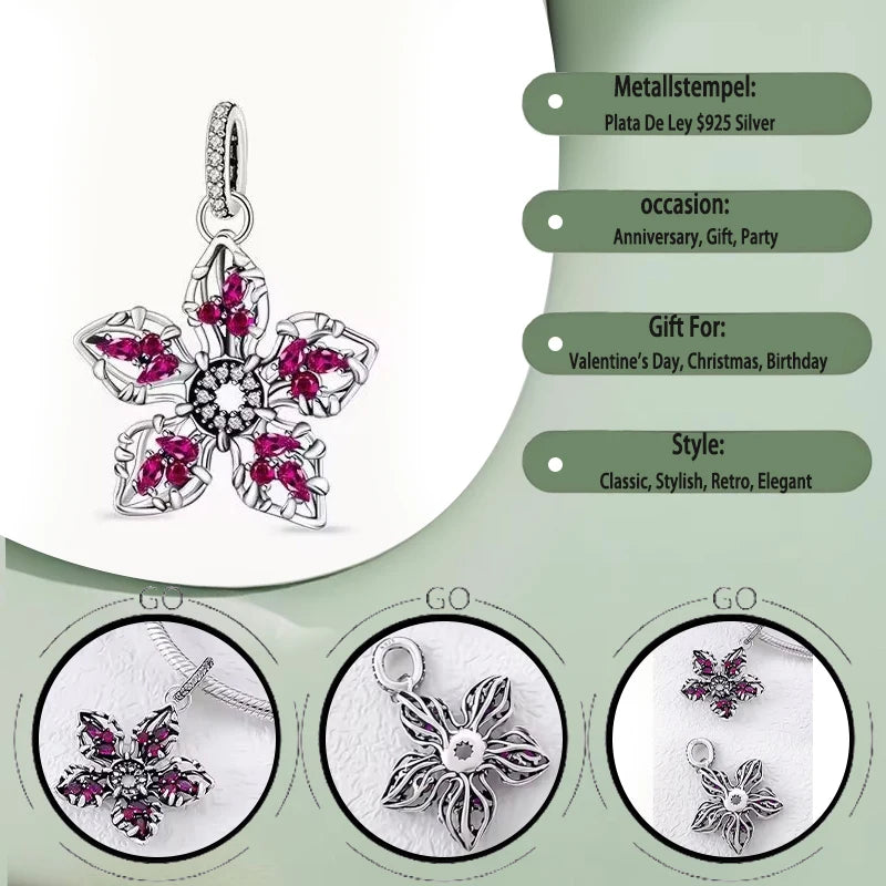 Edle Serie 925er Silber Parfüm-Bogen-Designs, Charm-Perlen, Anhänger, baumelnd, passend für Original-Armreif, Charm-Armband, DIY-Frauenschmuck