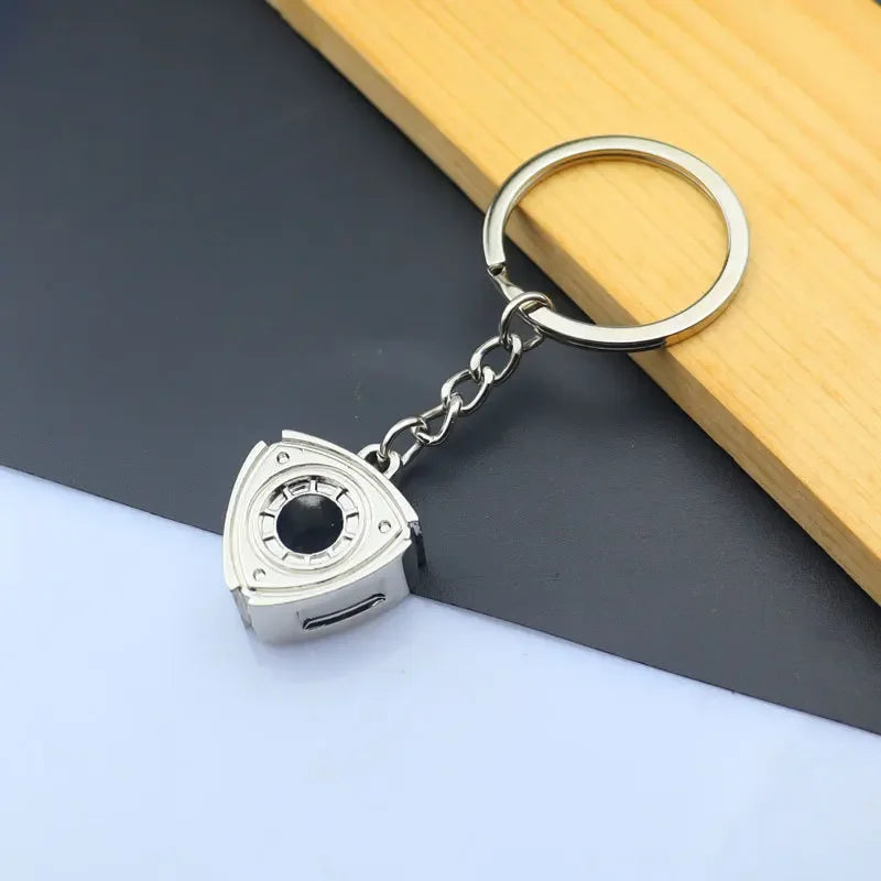 Mini Zink-legierung Auto Teile Schlüsselanhänger Simulierte Geschwindigkeit Getriebe Absorber Motor Kolben Anhänger Auto Schlüssel Halter Schlüsselring Nette Männer Geschenk