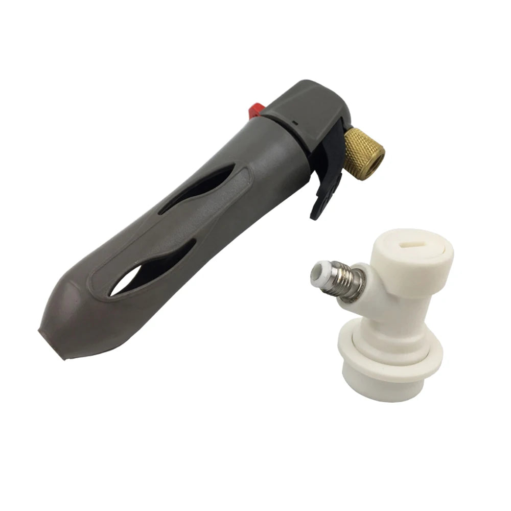 Tragbare Co2 Ladegerät Injektor Ball Lock Gas Trennen Fitting HomeBrew Bier Fässer Fassbier Spender für Party