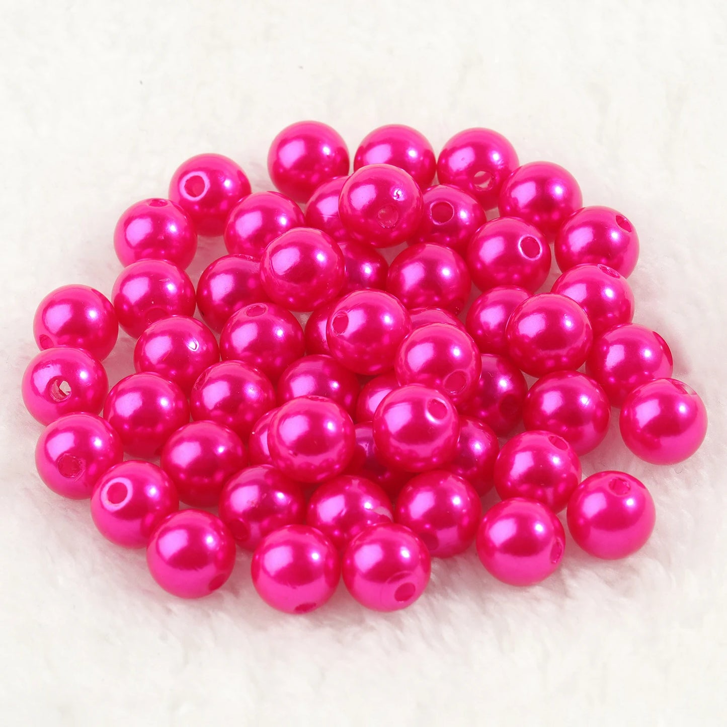 4mm 6mm 8mm 10mm Runde Imitation Perle Perlen Bunte Lose Kunststoff Acryl Spacer Perlen Für schmuck Machen Diy Armband Halskette