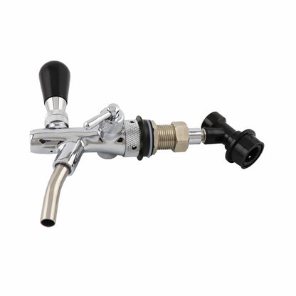 Einstellbare Bier Tap Wasserhahn Mit Chrom Überzug, Bier Hause brauen Tap Mit Ball Lock Trennen Flüssigkeit Stecker