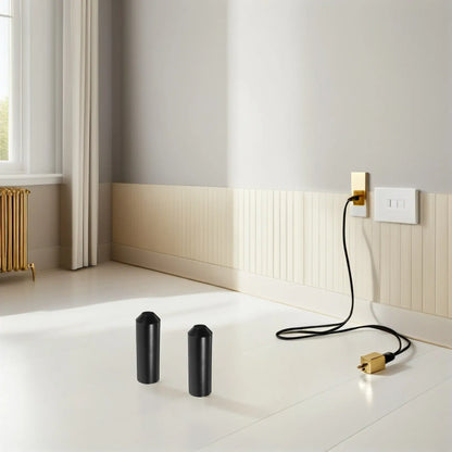 5 Stück Schrumpfkappen, schwarz, 1,5 Zoll, wasserdicht, mit Klebstoff ausgekleidet, für Netzkabel, Ethernet-Kabel, Bootsverkabelung, Schutzrohr