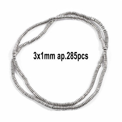 Großhandel AAA Rhodium Hämatit Perlen Charms Herz Stern Rohr Facettierte Runde Unregelmäßige Geometrische Form Perlen Für Schmuck Machen