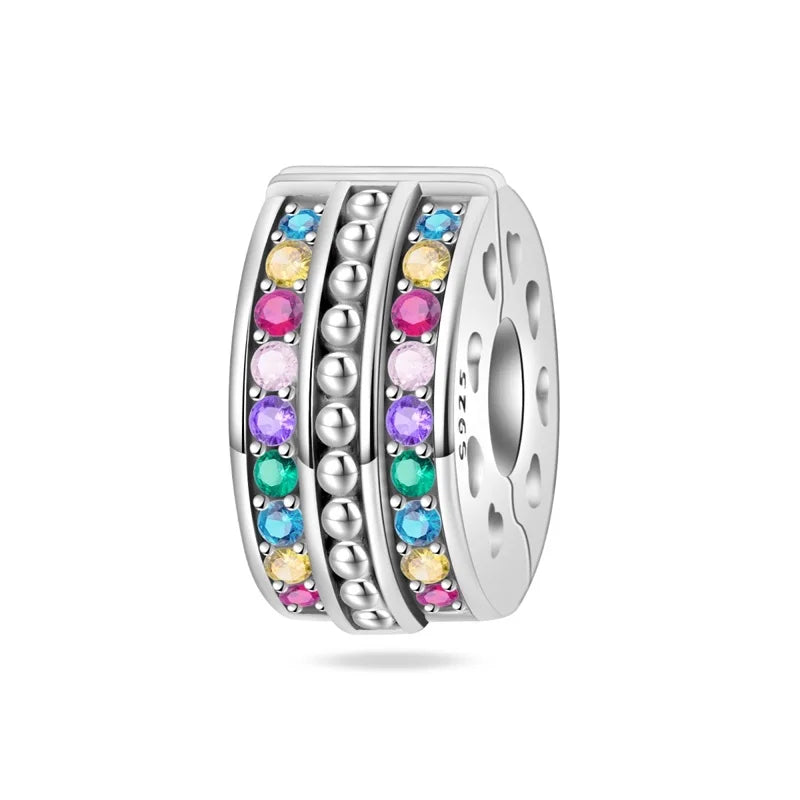 Charms aus 925er Silber, Schmetterling, Libelle, Blumen, Sterne, Mond, Teufelsauge, Abstandsperlen, passend für Qikaola 925 Original-Armbänder, DIY-Schmuck