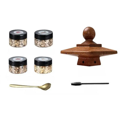 Cocktail-Rauchset, Whisky, altmodischer Getränker mit Fackel, Bar-Zubehör, aromatisierte Getränke, Bourbon-Liebhaber, Holzspäne, Herren