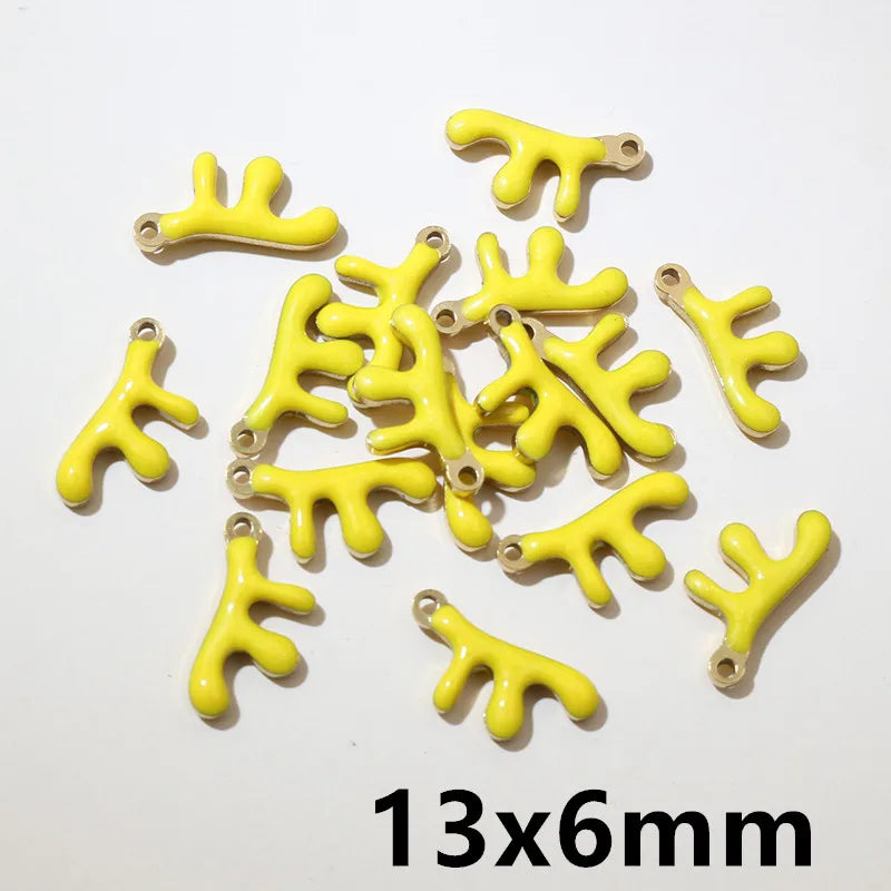 20 Stück 11x9mm Edelstahl Fisch Emaille Charms Anhänger Edelstahl DIY Schmuck Herstellung Zubehör Ergebnisse