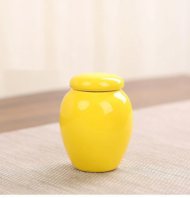 Keramik versiegelte Haustier-Urnen flasche, Leerer Kasten behälter, Urnen für Hunde asche, Mini Multi-Color, Kleine Haustier-Urne, 45ml