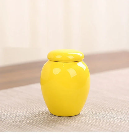 Keramik versiegelte Haustier-Urnen flasche, Leerer Kasten behälter, Urnen für Hunde asche, Mini Multi-Color, Kleine Haustier-Urne, 45ml