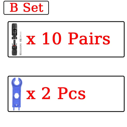 1/5 Sätze Photovoltaik-Solar-PV-Stecker IP67 Y/T Typ 30 A 1000 V 3-7-Wege-Zweig-Kit für PV/MC-Kabel 2,5/4/6 mm2 Batteriemodul