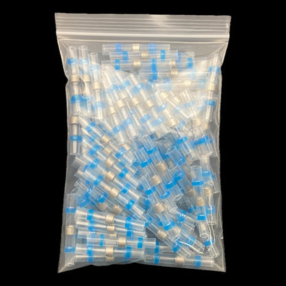 50/100/200PCS Schrumpf Anschlüsse Hülse Rohr Terminals Elektrische Butt Splice Draht Stecker Splice Solder Isolierte kabel