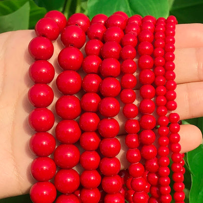 Naturstein Rose Rosa Quarz Kristall Runde Lose Perlen 15''Strang 4 6 8 10 12 MM Pick Größe für Schmuck Machen Diy Armband