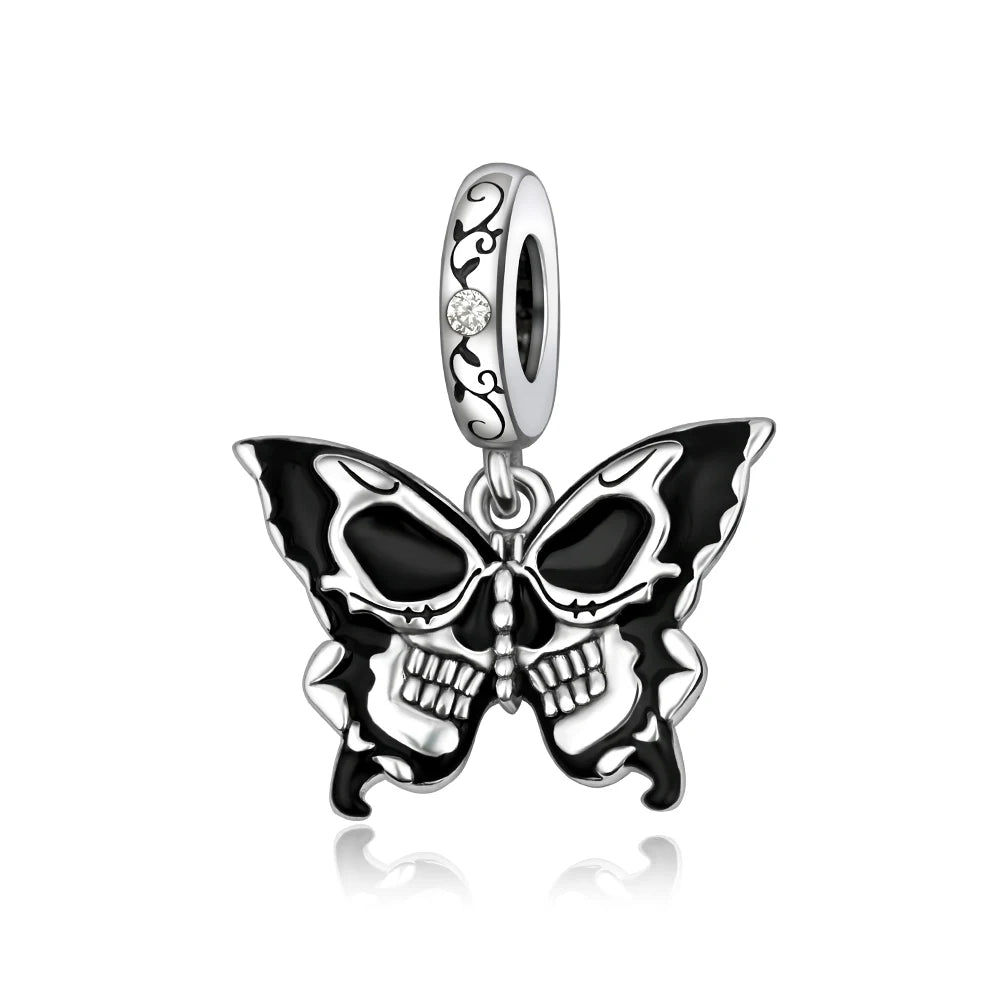Heißer Verkauf 925er Sterlingsilber Schlitten- und Schneemann-Perlen und Kürbiskopf-Anhänger, passend für Armbänder, Weihnachts- und Halloween-Geschenke